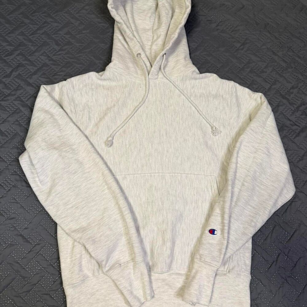 Champion Reverse Weave Baggy Blank Hoodie Men's Size Small Embroidered